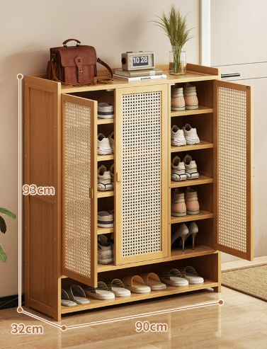 Ξύλινη παπουτσοθήκη διπλή