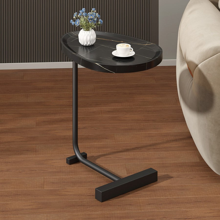 βοηθητικό μαύρο τραπεζάκι γραφείου