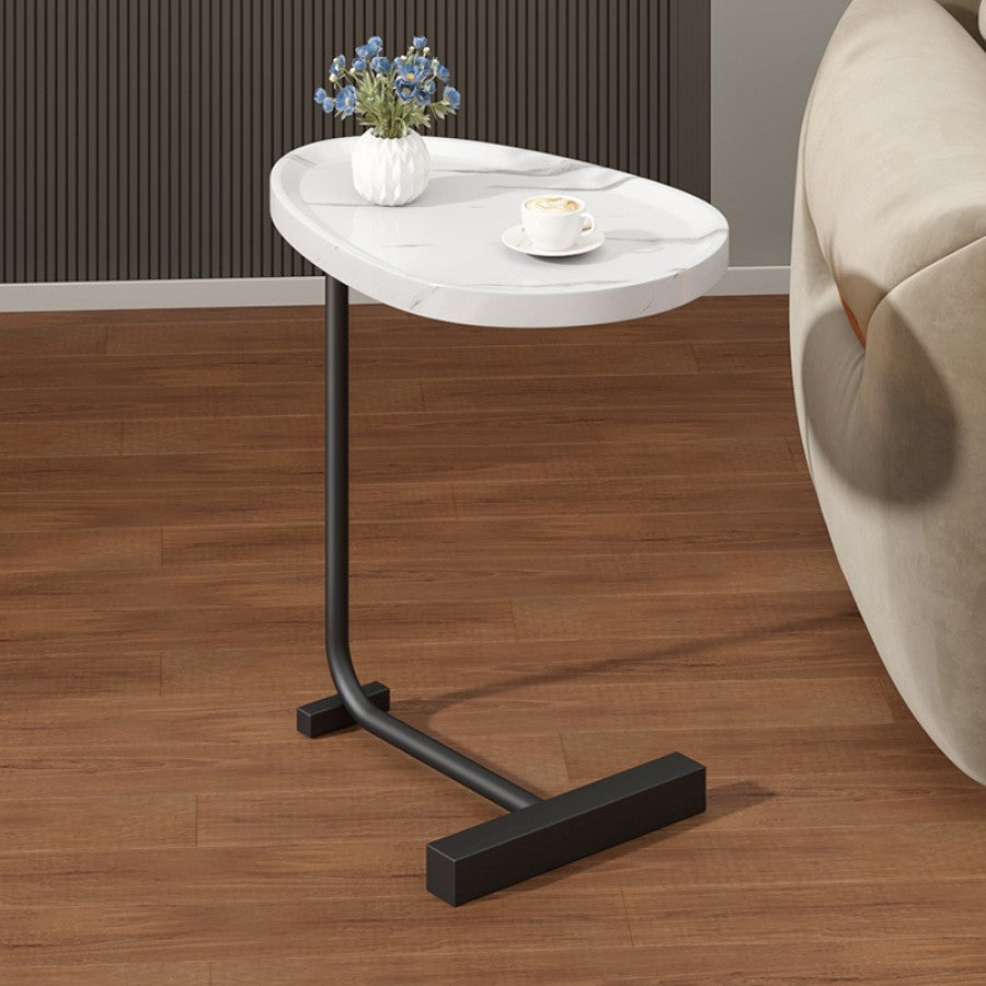 λευκό τραπεζάκι βοηθητικό σαλονιού